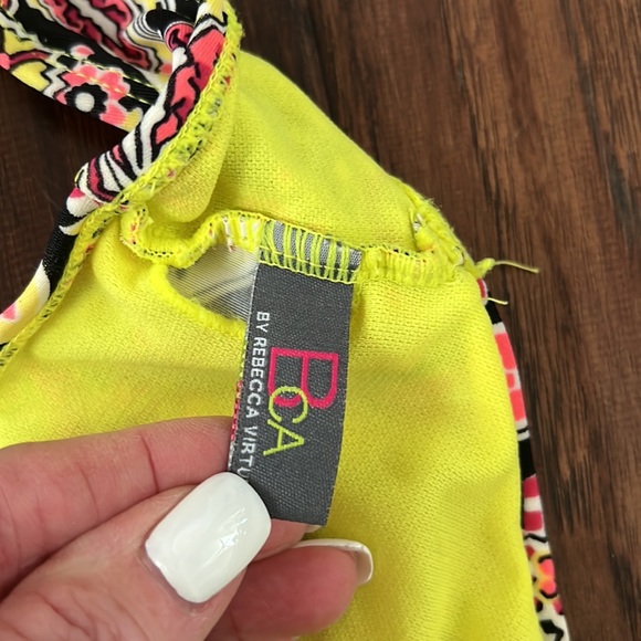 Rebecca Virtue colorful bikini size 4 - Picture 7 of 7